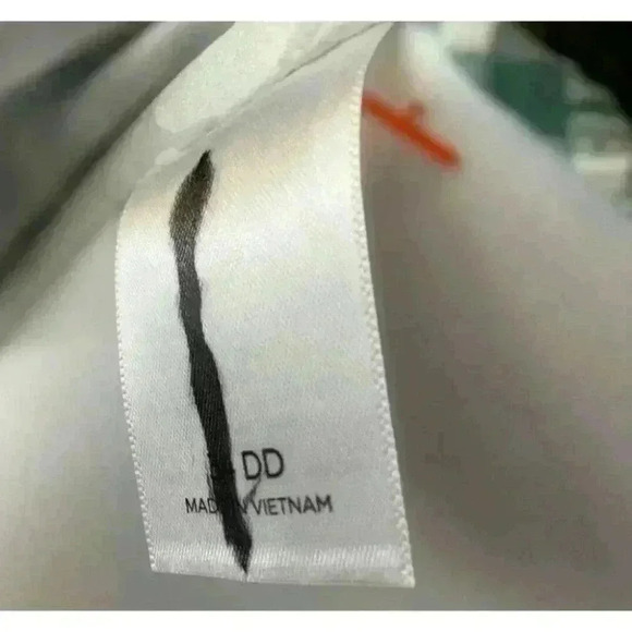 Shade & Shore Bikini Top Sage Green Plaid Padded Swimwear Bra Size 34DD - Picture 6 of 8